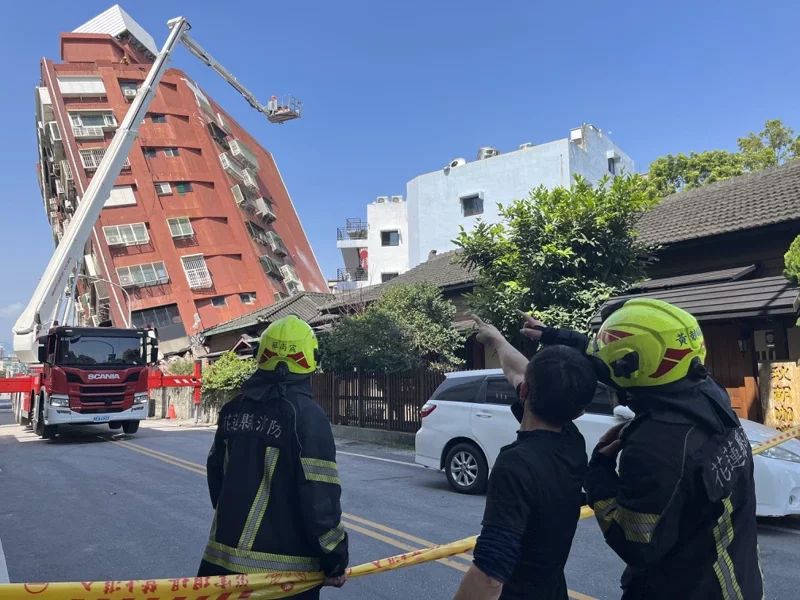 台湾地震 天王星大楼