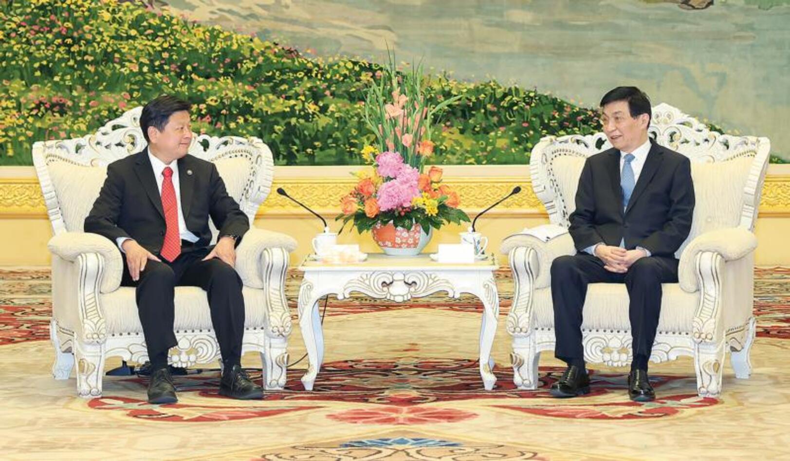 王沪宁 傅崐萁