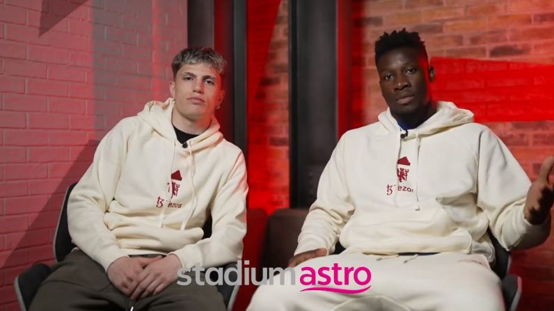 曼联球星奥纳纳与加纳乔鼓励费沙哈林