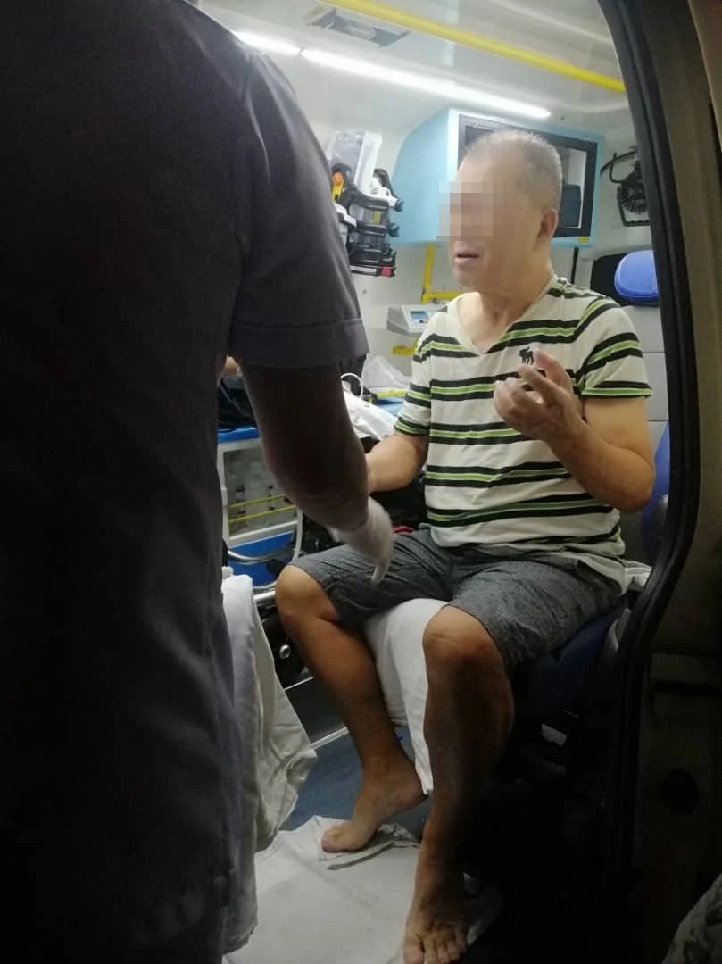 淩晨檳二橋跳海 老翁被漁民救起