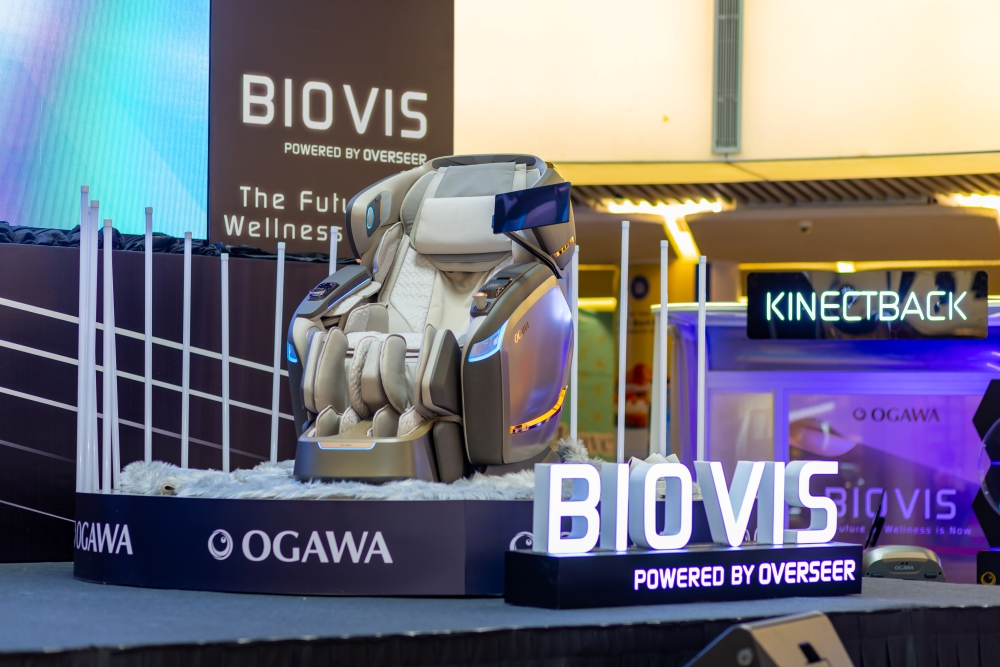 OGAWA推出BIOVIS按摩椅 AI技术重新定义个性化健康体验