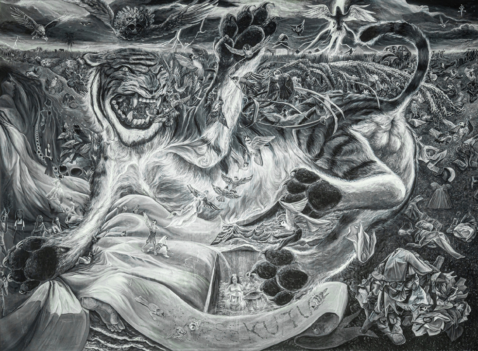 Dr Steve Wong王康慎收藏家画作 章永佳《徽章》(Adaptus Design System提供)