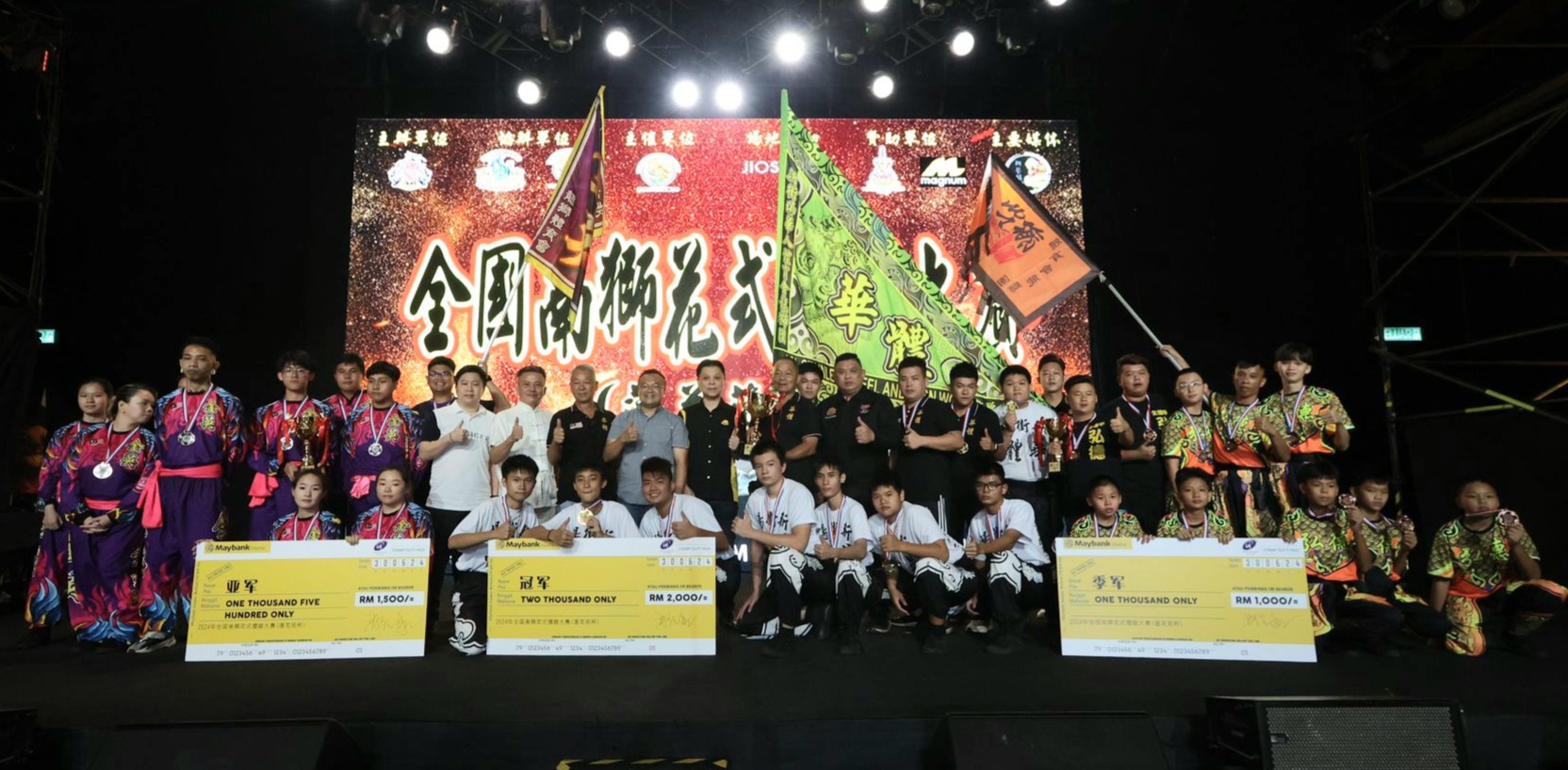 全国南师花式擂鼓赛 雪州沙登新街场华人体育会夺冠