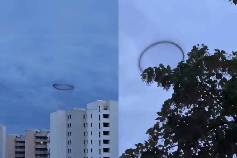 外星人造訪? 柏林上空驚現“神秘黑圈”