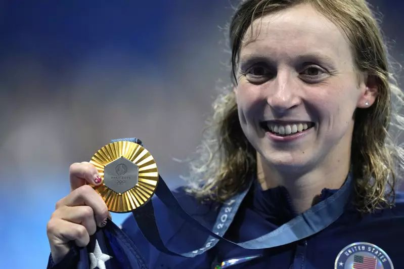 巴黎奥运 游泳 莱德基 Katie Ledecky
