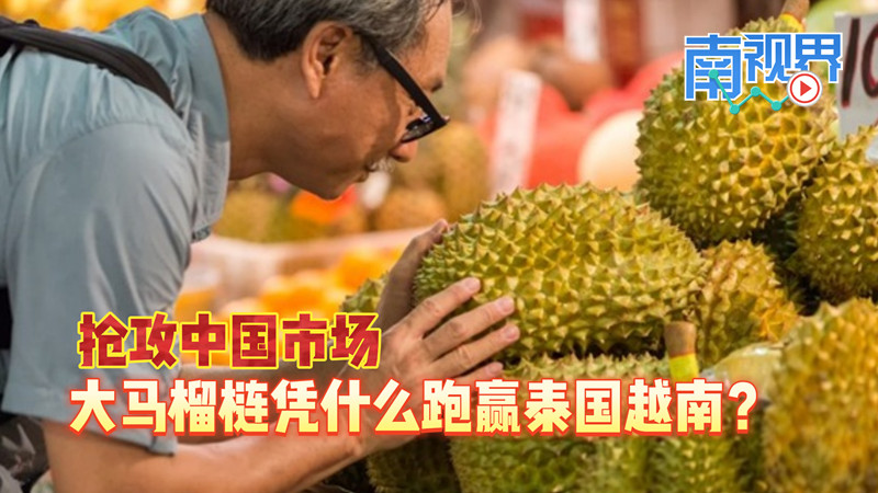 【南视界】抢攻中国市场 大马榴梿凭什么跑赢泰国越南？