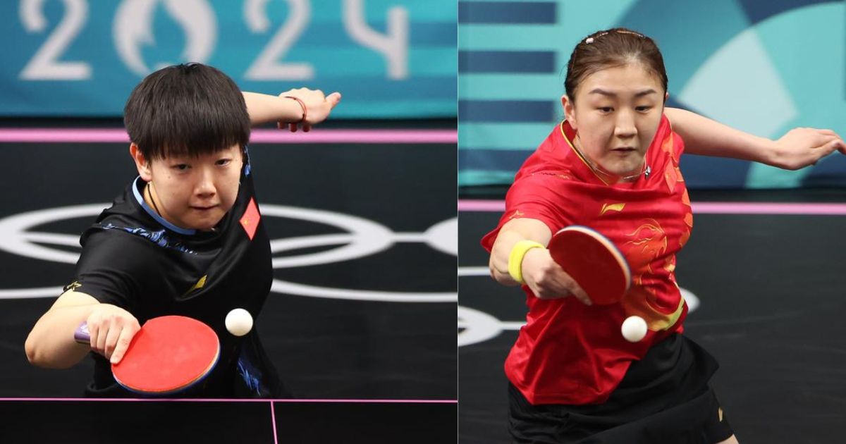 【巴黎奥运】中国乒乓女单包揽金银 孙颖莎陈梦会师决赛