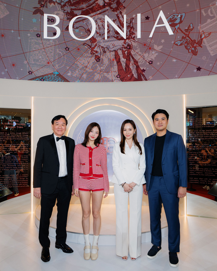 最舒适服饰 娜琏穿BONIA不愿换下