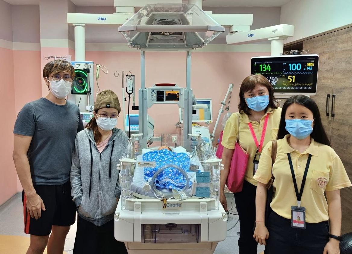 初生婴儿肺部感染 急需4.8万医疗费