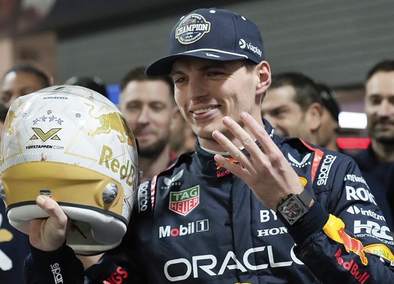 維斯塔潘加冕F1四冠王 嫌紅牛跑車後勁不足