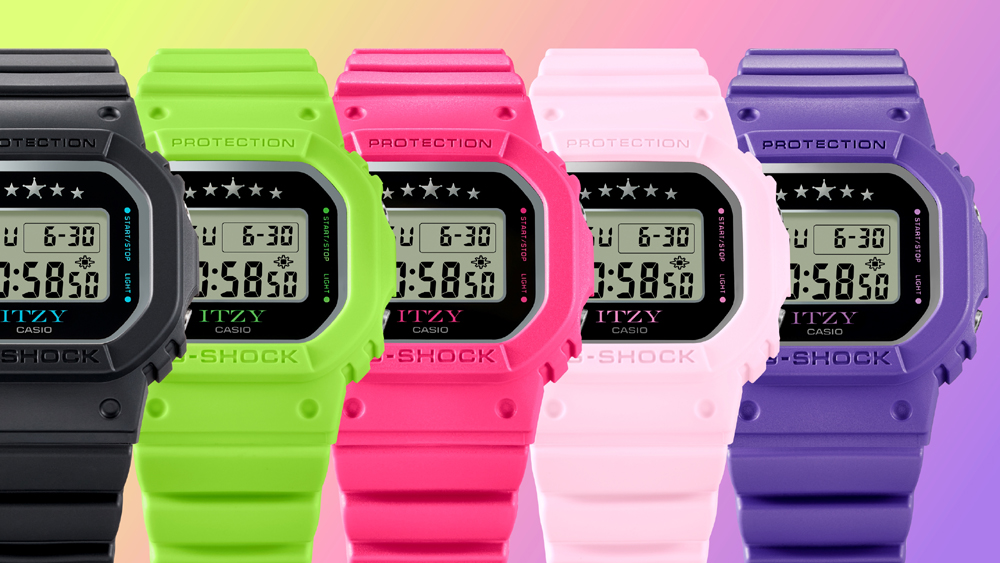 G-SHOCK防震系列 韩团ITZY表壳签名