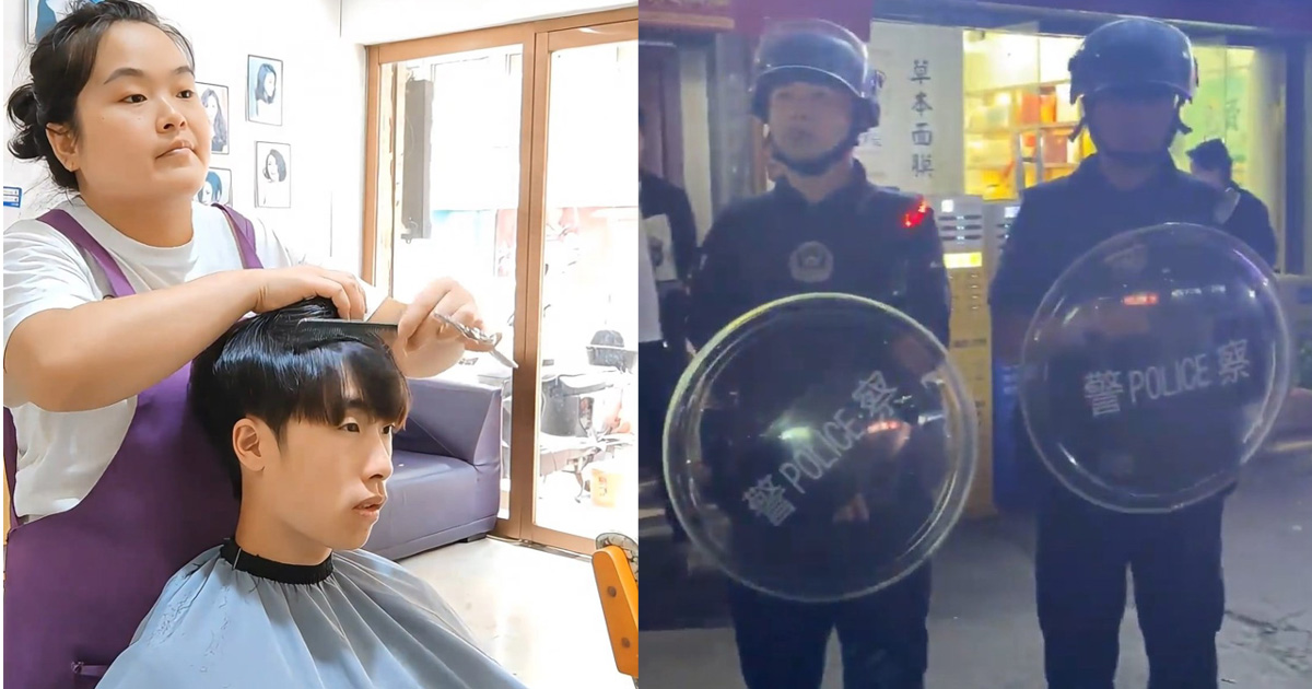 “带动了整条街的GDP” 女发型师爆红引发特警驻守