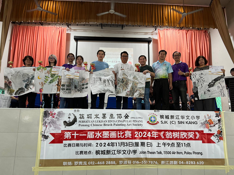 槟城水墨画赛反应热烈 黄顺祥建议移至阳光广场举行