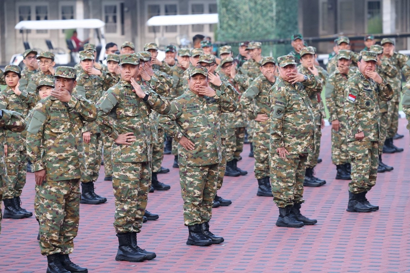 印尼軍方高層輪換 鞏固普拉博沃軍權