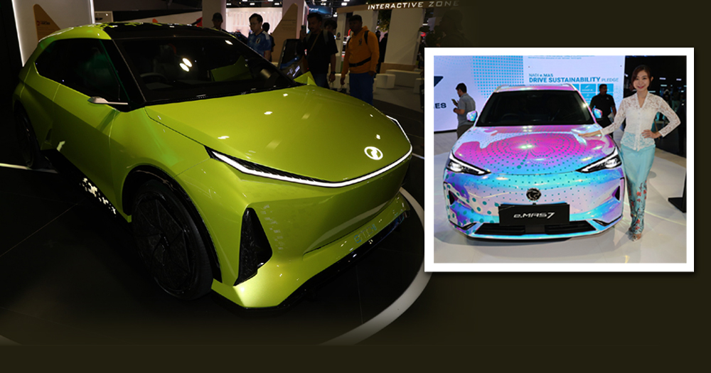 未來汽車亮相展出  國產電動車“強”出鏡
