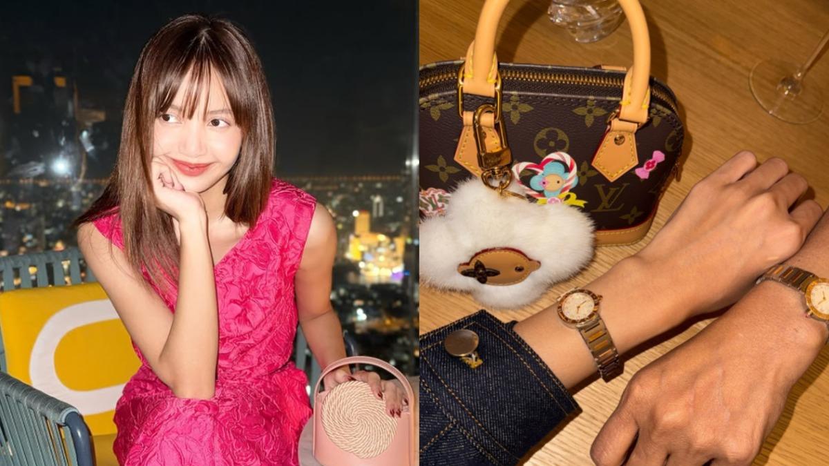 认爱LV三公子? Lisa突晒情侣对表