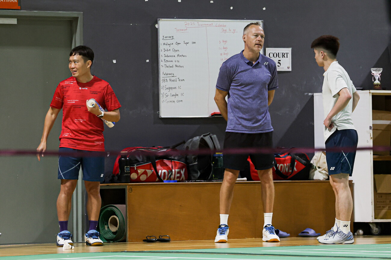 大马公开赛观察梁峻豪 乔纳森教练工作有收获