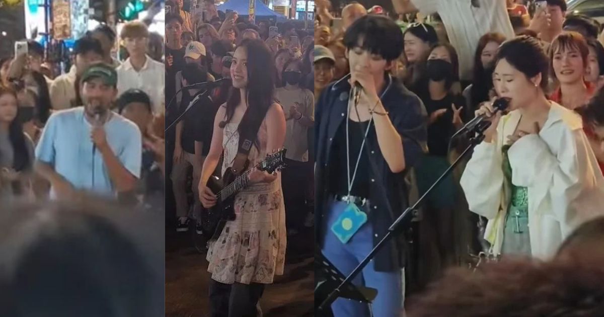 张震岳及张碧晨等艺人 Bukit Bintang街头开唱