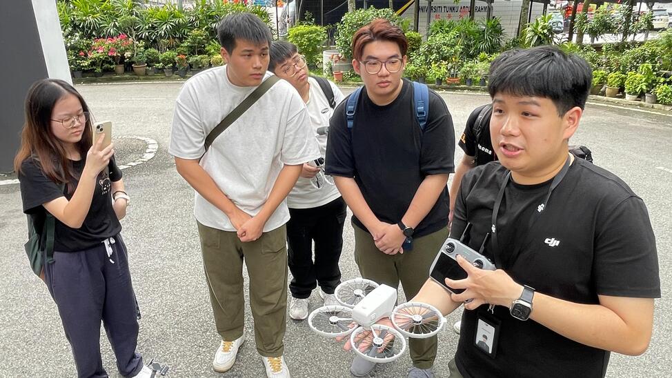优大与大疆创新主办 80学生参与无人机工坊