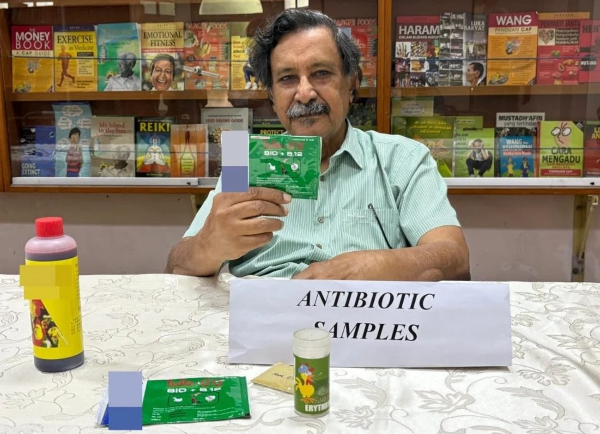 槟消协:担心鸡农误用 “槟吉饲料店卖违禁抗生素”