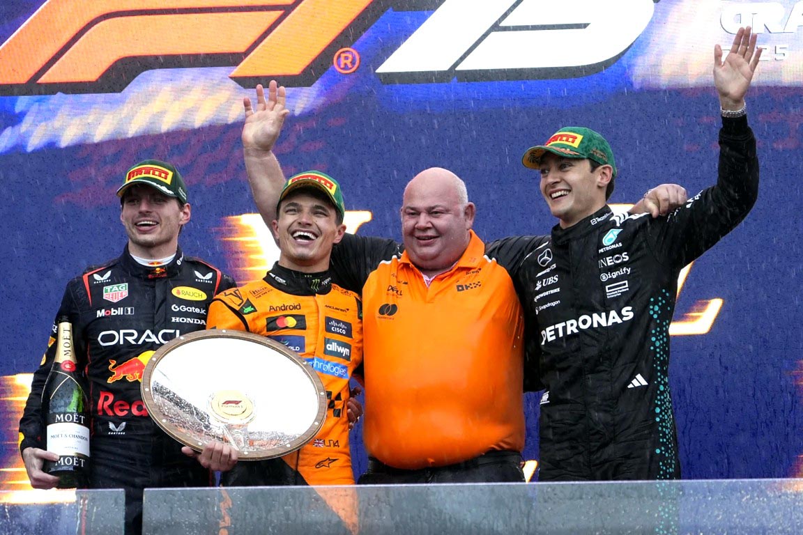【F1澳洲大奖赛】汉密尔顿首秀仅第10 诺里斯揭幕战夺冠