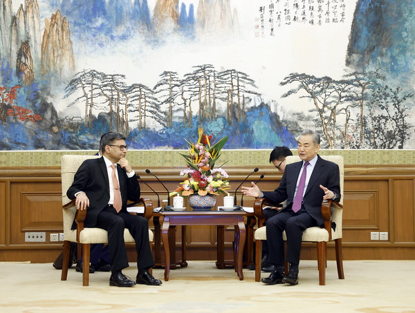 印度 外交秘书 唐勇胜 中国 外长 王毅