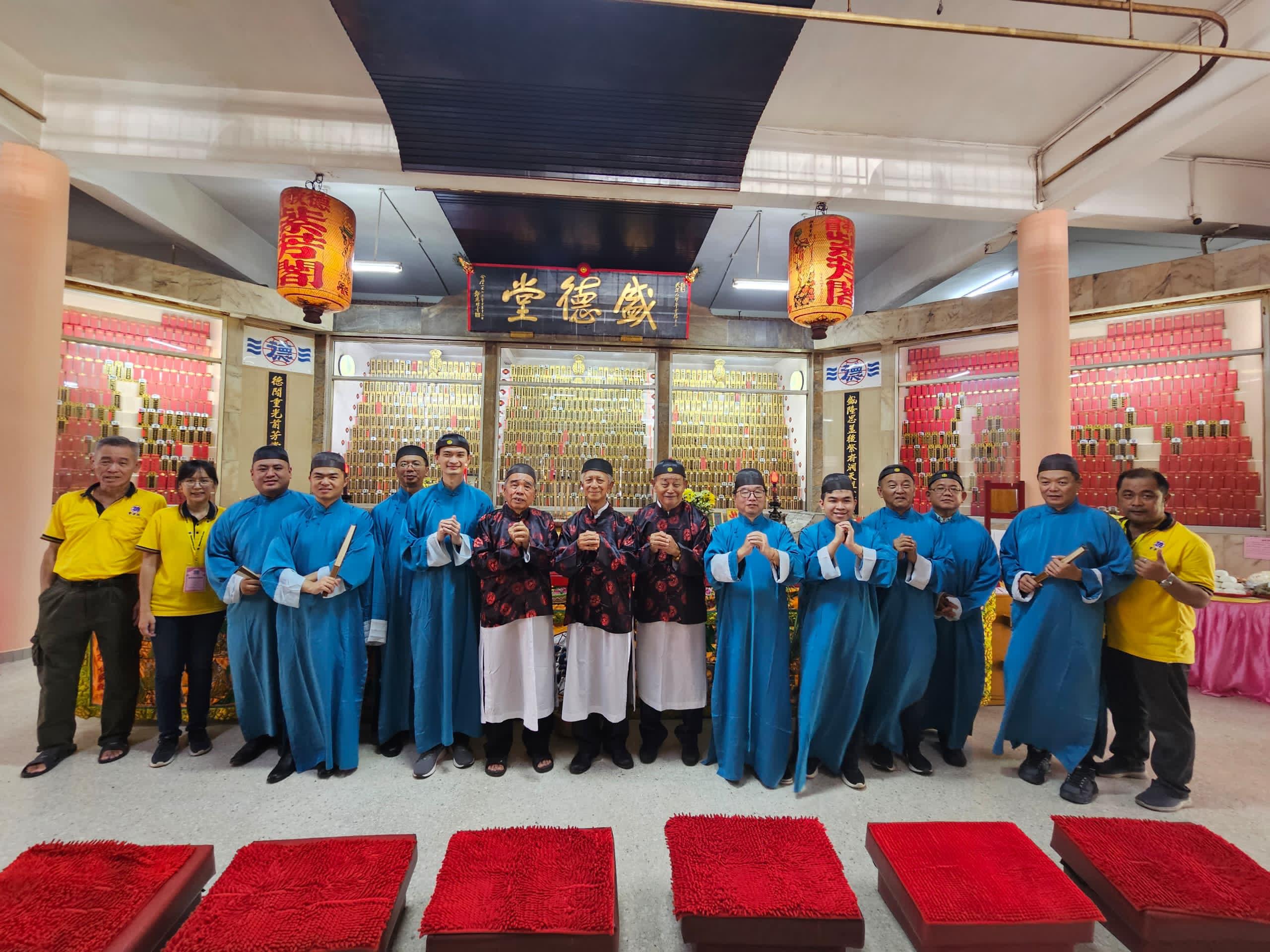 紫芳阁盛德堂春祭  慎终追远弘扬德风