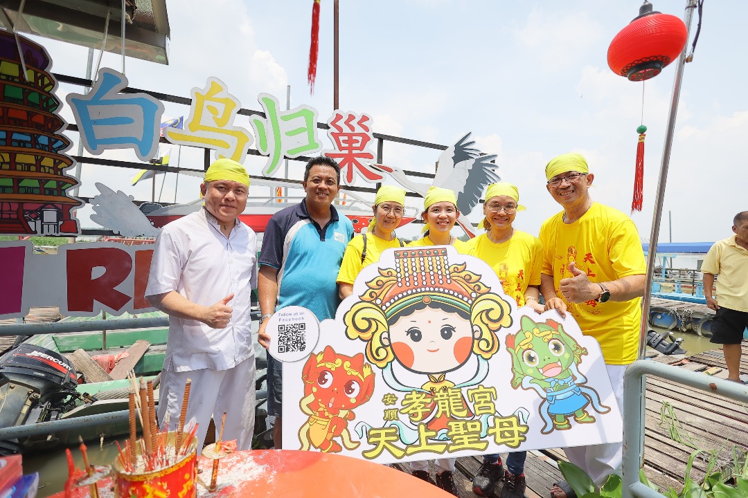 安顺孝龙宫19日 办妈祖游河出巡