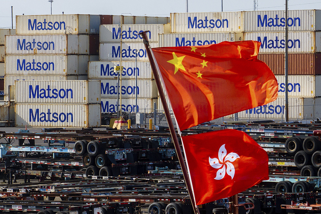 中国 香港 货船 美国