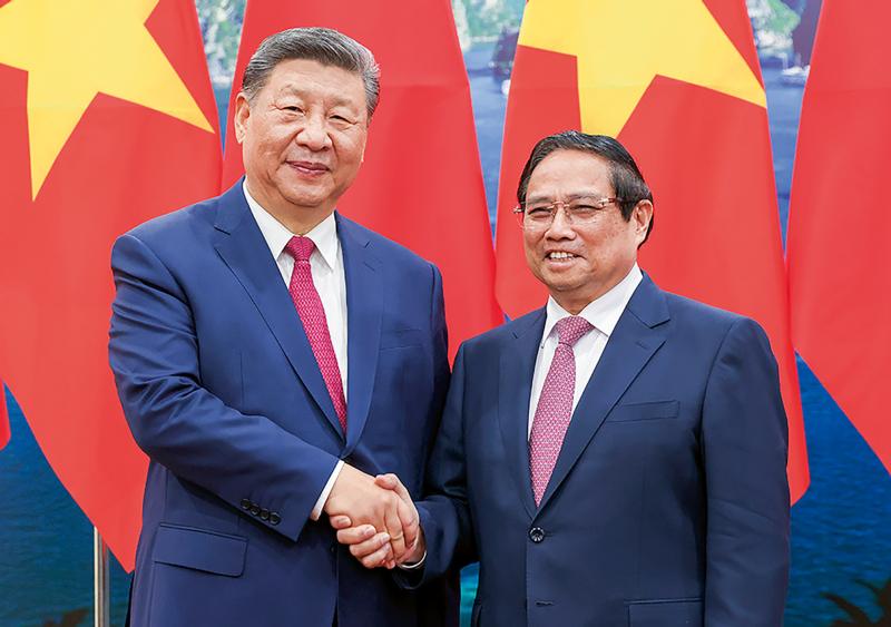 习近平 越南总理 范明政