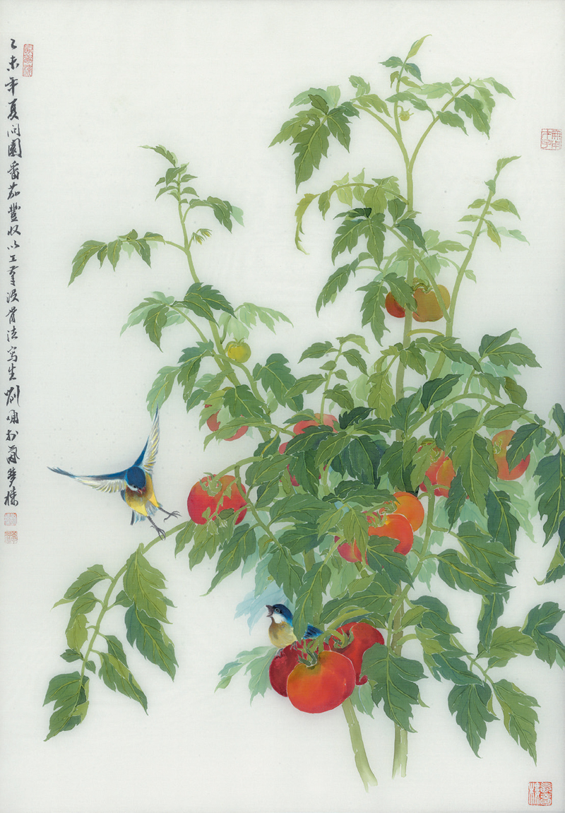 刘墉《夏日园趣》