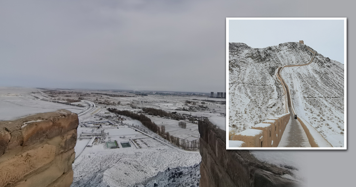 登天下雄关  看长城飞雪