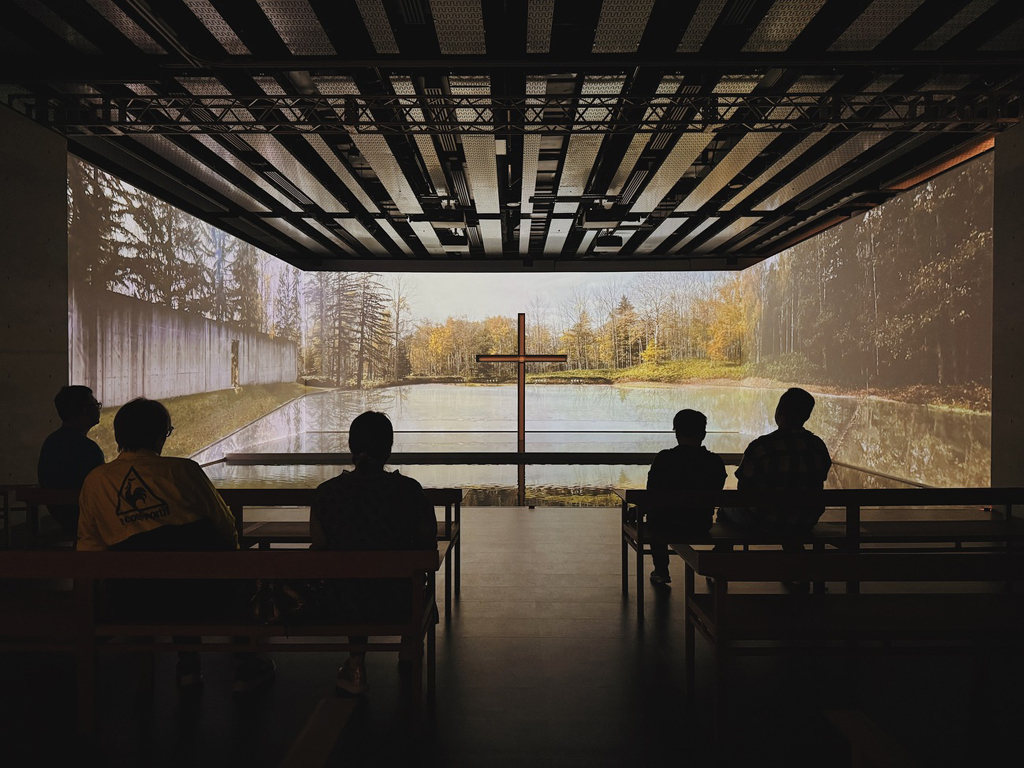 日本 2025世界博览会 的光之教堂 (作者提供)