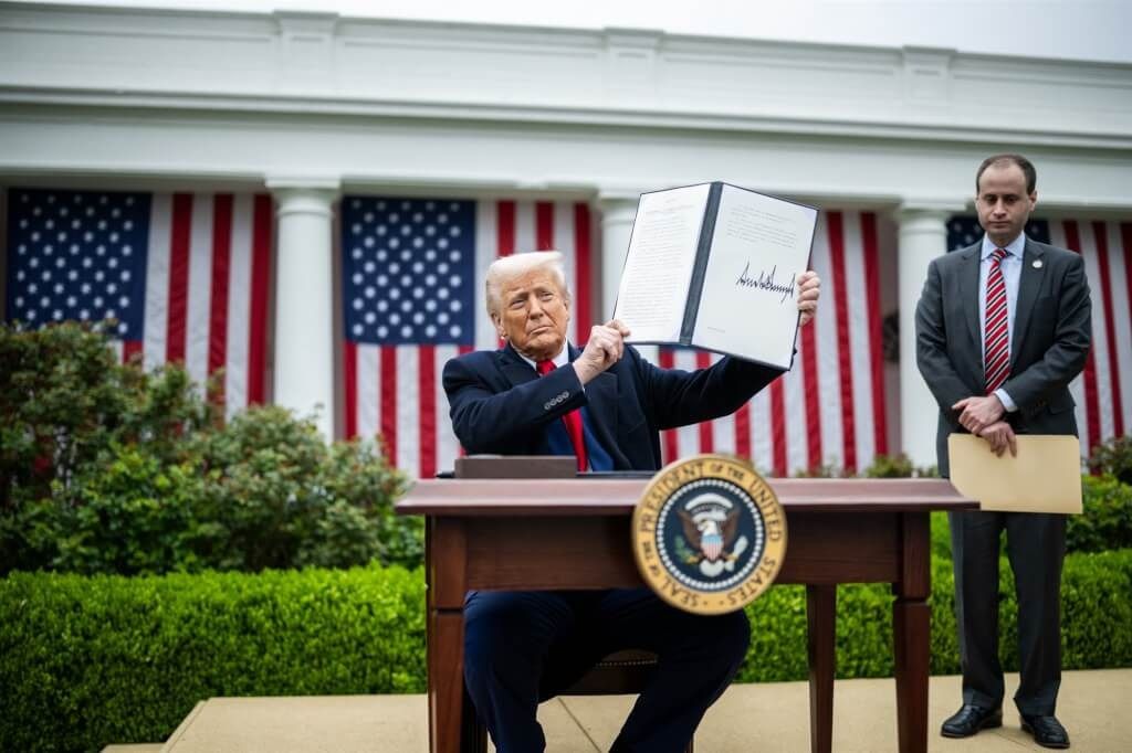 特朗普(取自X@WhiteHouse)