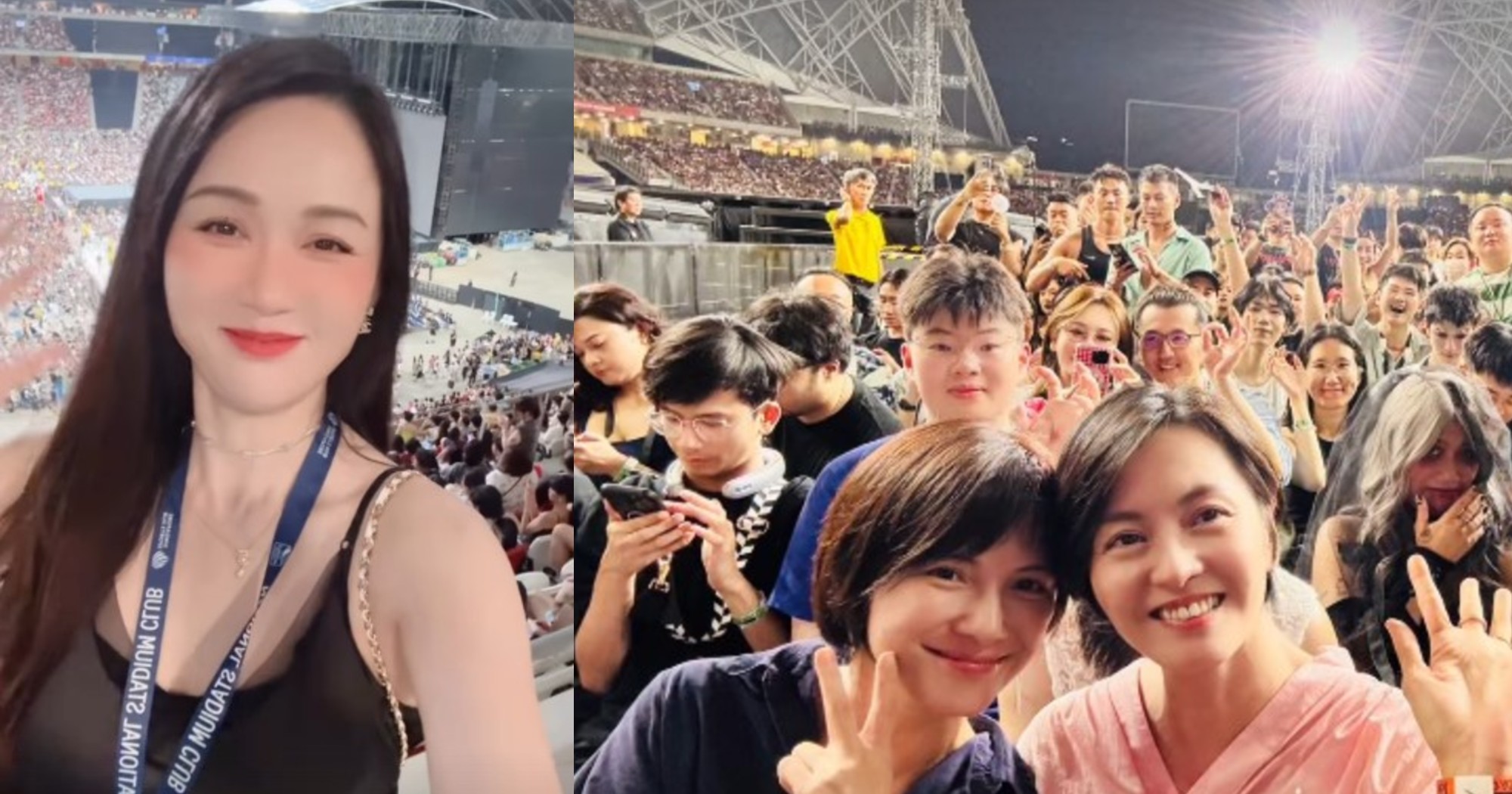 众星群聚Lady Gaga演唱会 梁咏琪李心洁抢位朝圣
