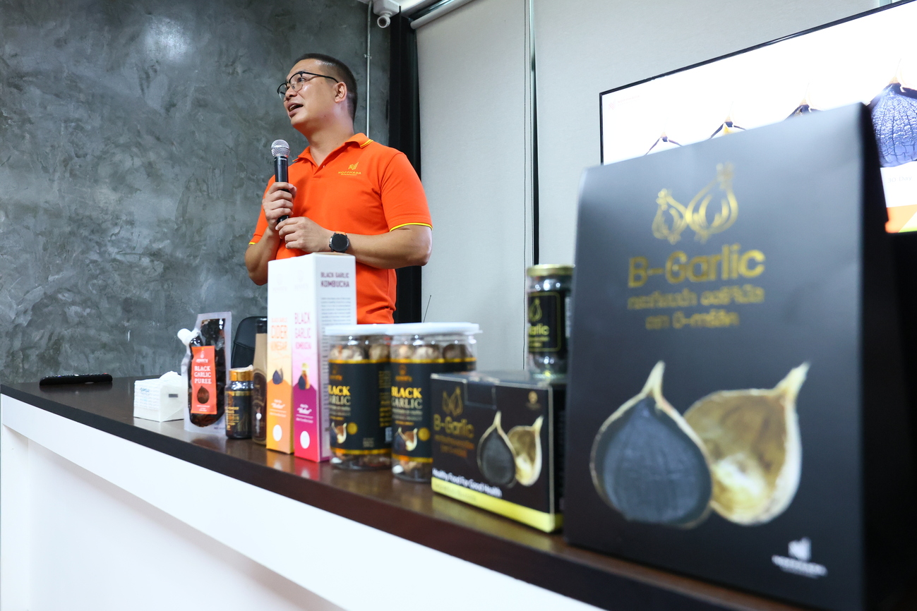 “Fi Asia Thailand & Vitafoods Asia 2025媒體考察之旅”發酵黑蒜研發