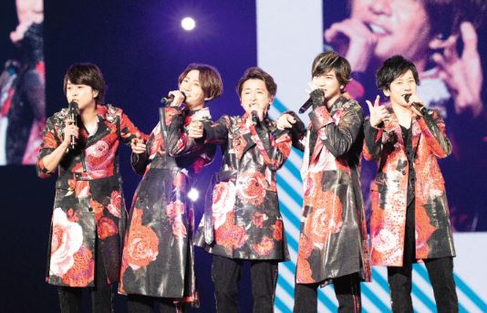 日本5人偶像天团“岚(ARASHI)”