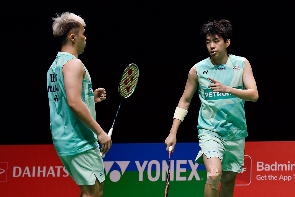【大马大师赛】两局直落淘汰日本对手 郑凯文万纬聪再闯决赛