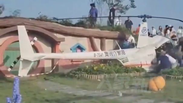 苏州直升机坠落