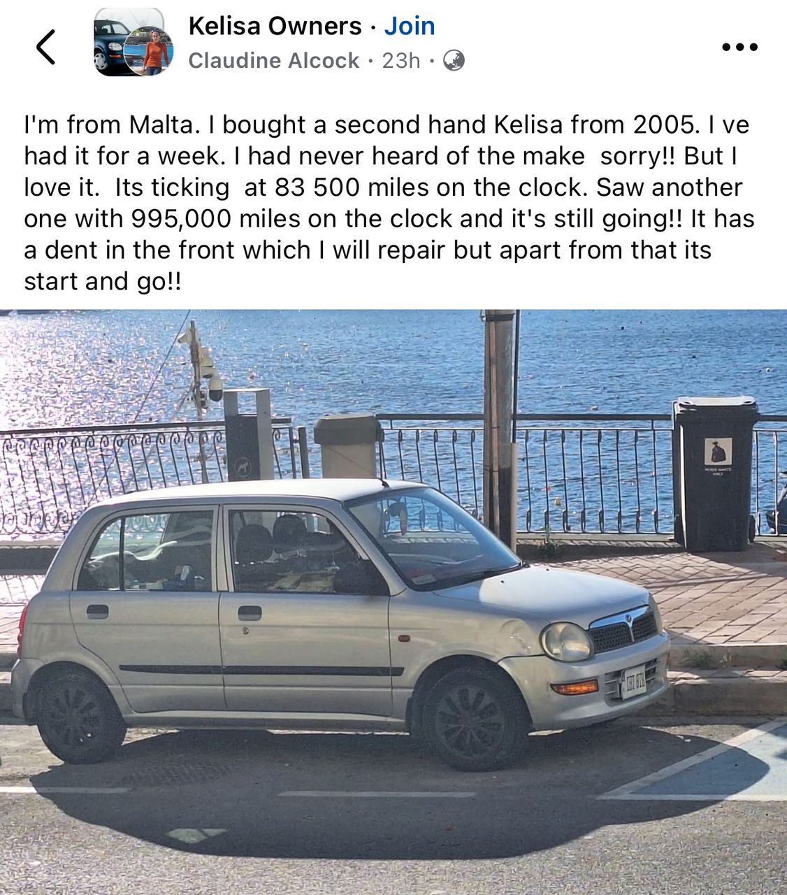 外国人买二手Kelisa 用了一周爱不释手