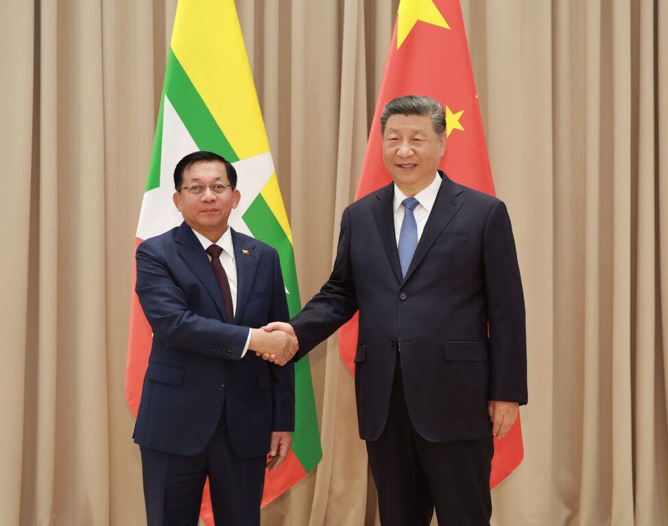 敏昂莱及习近平