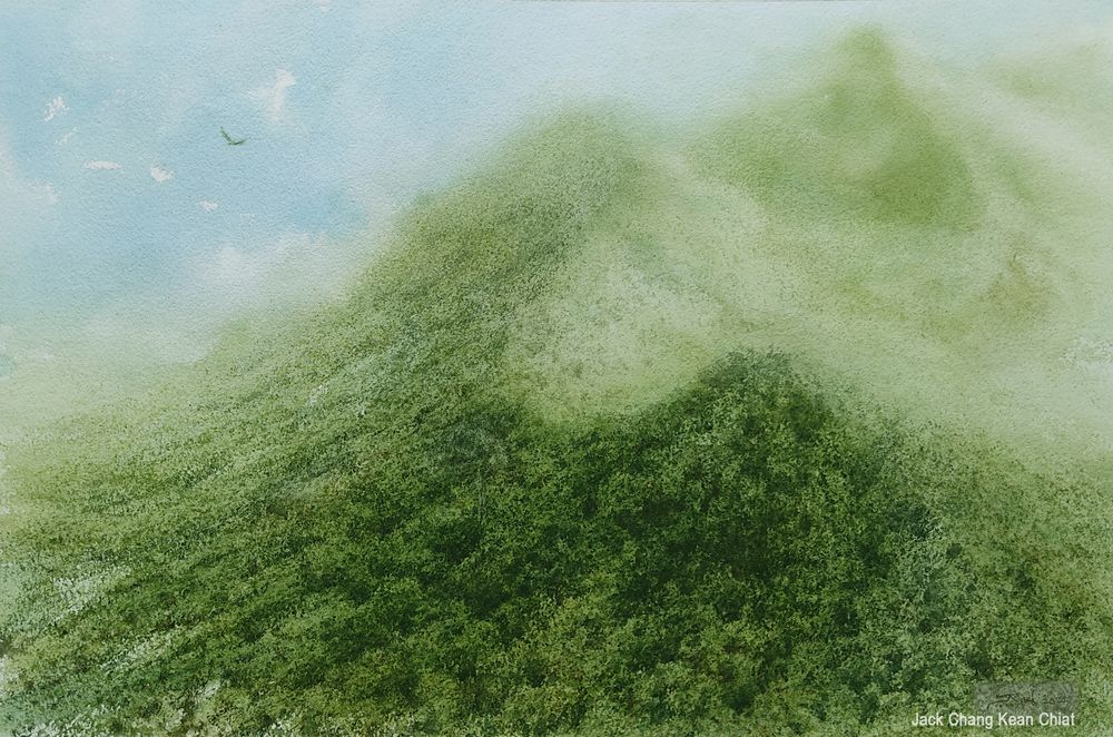 水彩畫家鄭健傑