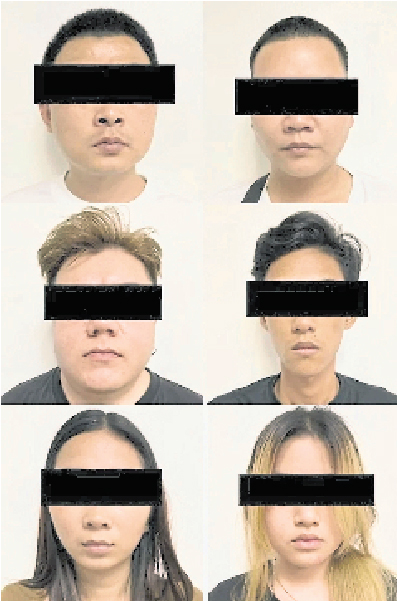 捣毁线上诈骗 槟州警方逮6男女