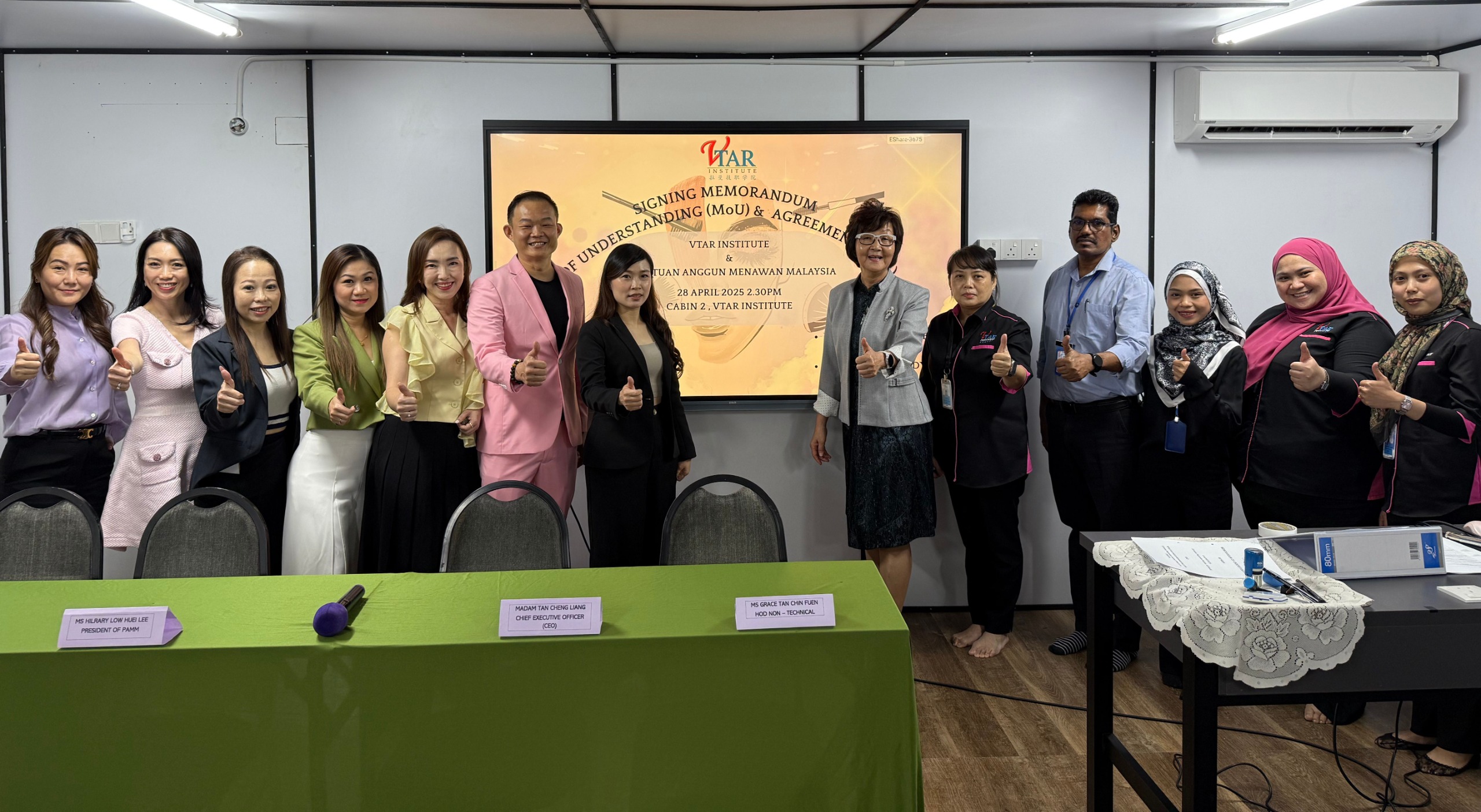 拉曼技职学院与美博总商会 推美容业人才培训与对接