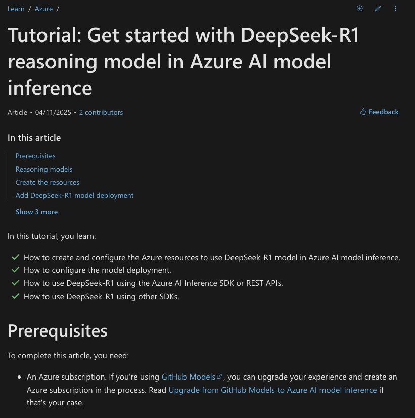 微软禁deepseek(取自微软官网)