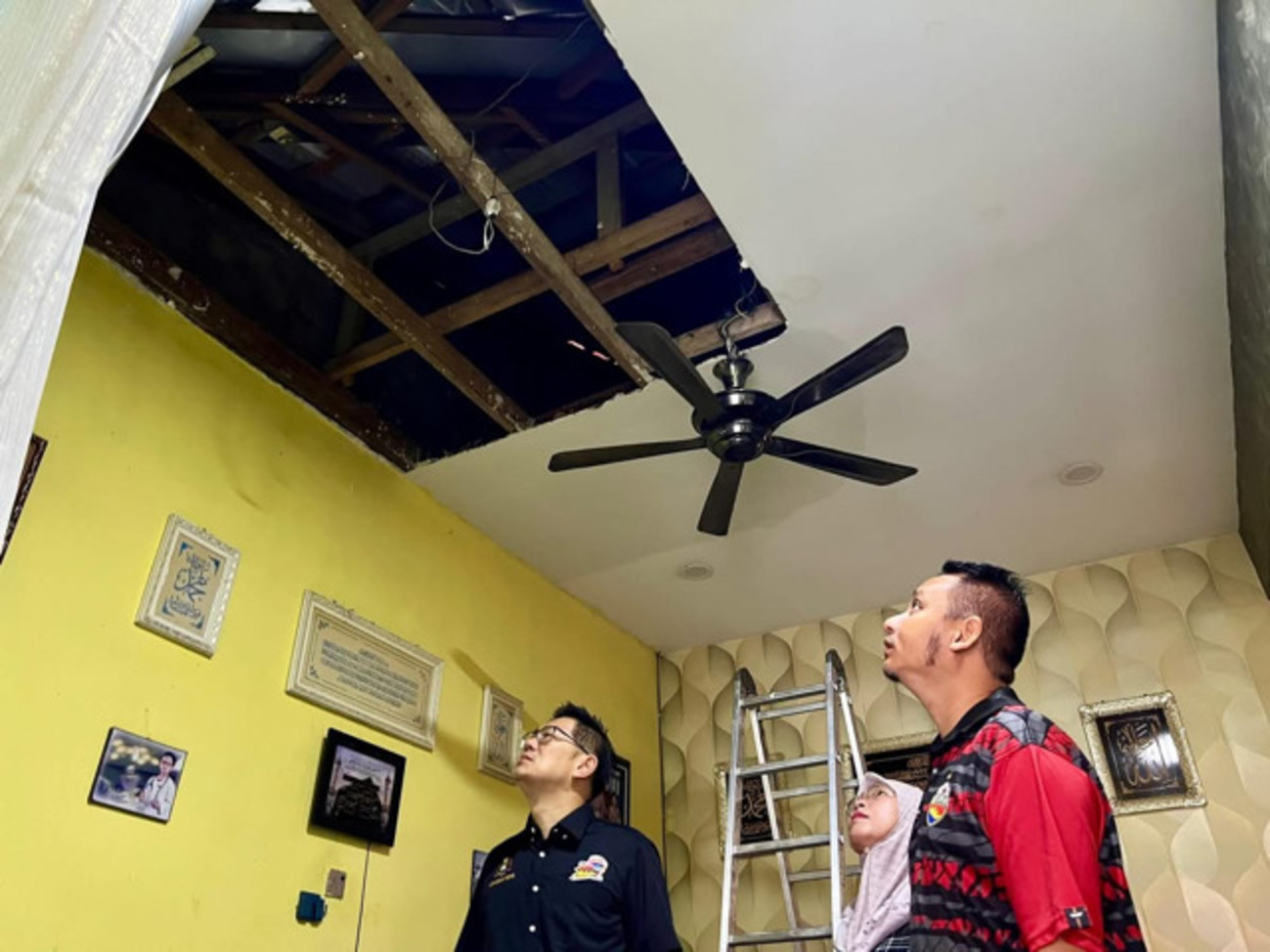 甲狂风暴雨掀屋顶 吉里望10民宅受灾