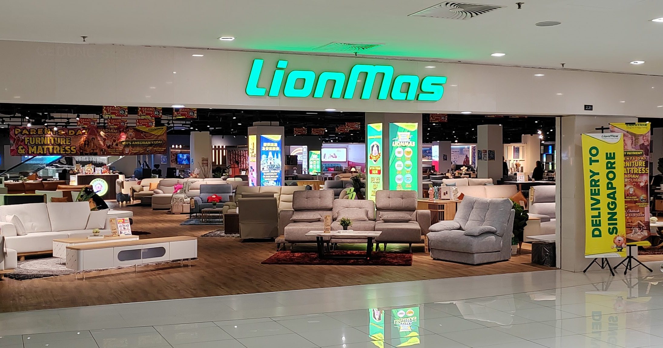 Lionmas打造柔佛最大電器與家具展銷廳 引領新山消費新體驗