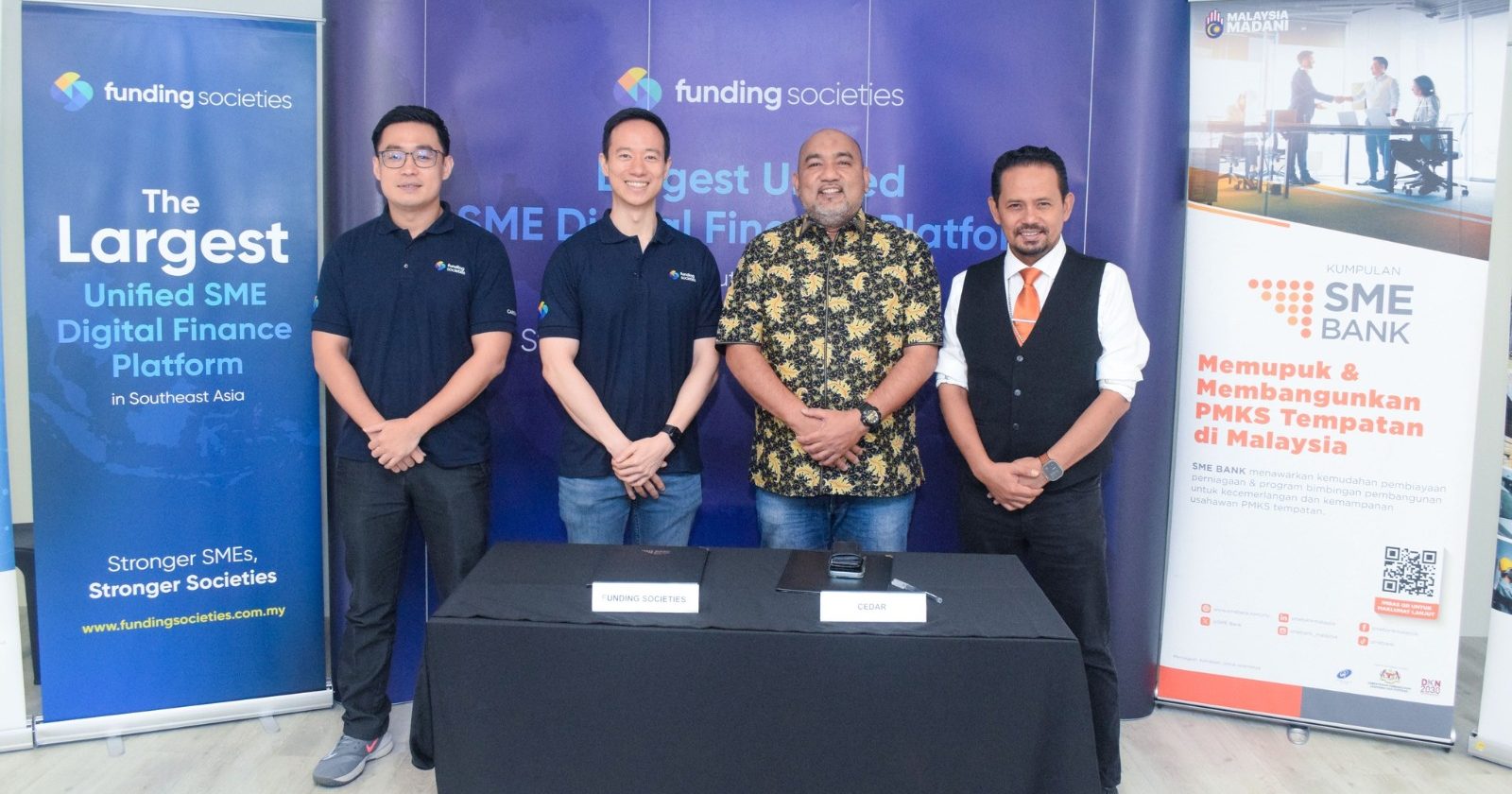 Funding Societies携手SME银行 提供中小企业5000万融资