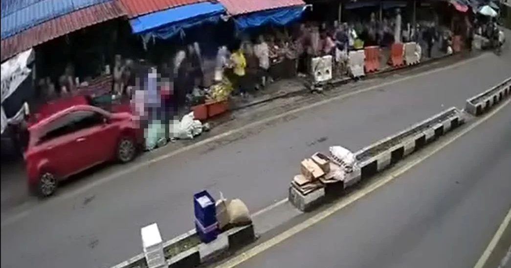 金马仑发生车撞人群 1成人3孩童受伤