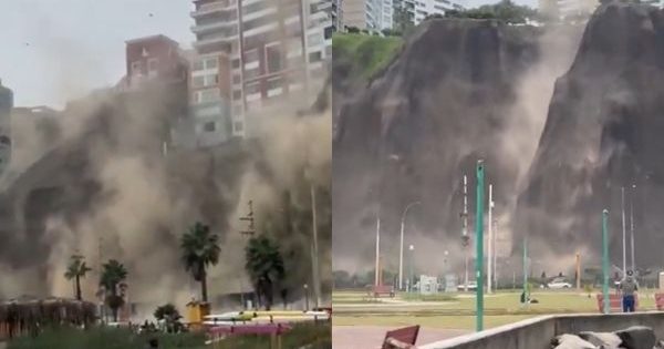 【视频】秘鲁6.1地震1死5伤 恐怖山崩画面曝